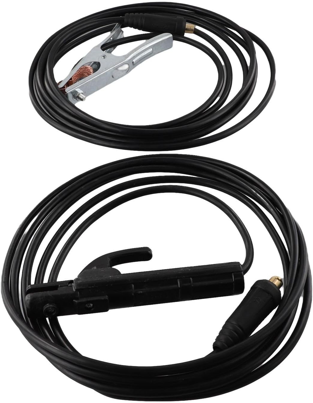 Welding Ground Clamp For Heavy-duty MMA Welding, 300A 10, 16, Or 23-inch Welder Cable, Heat Resistant Copper Welding Clamp, Inverter Welder Accessory(16feet/5m)