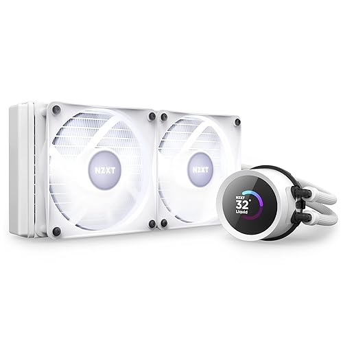 Miniatura 72 de NZXT Kraken 280 RGB - Enfriador líquido de CPU AIO RL-KR280-W1-11.024 in - Pantalla LCD cuadrada personalizable de 1.54 pulgadas para imágenes