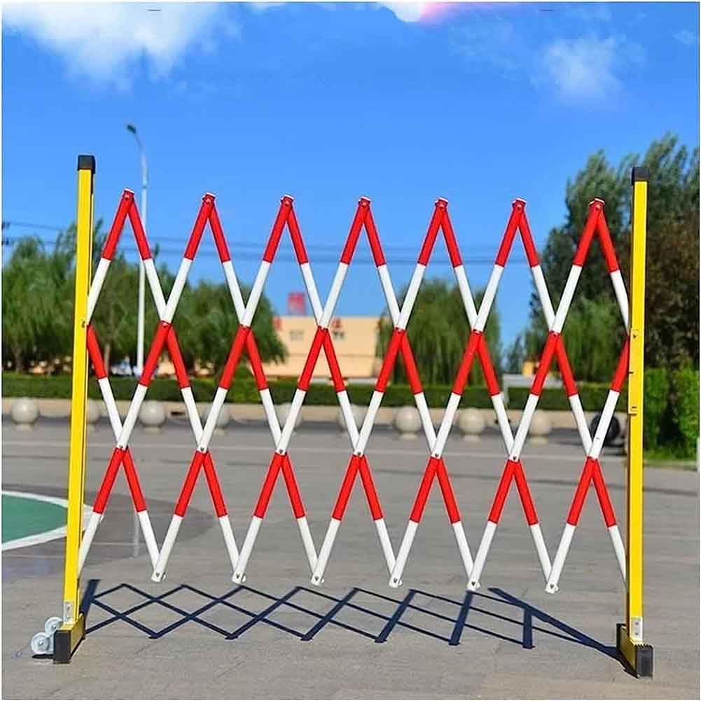 ASerZenith Portable Retractable Traffic Barrier With Quick Seal Scissor Gate 1.2 * 5M,1.2 * 5M