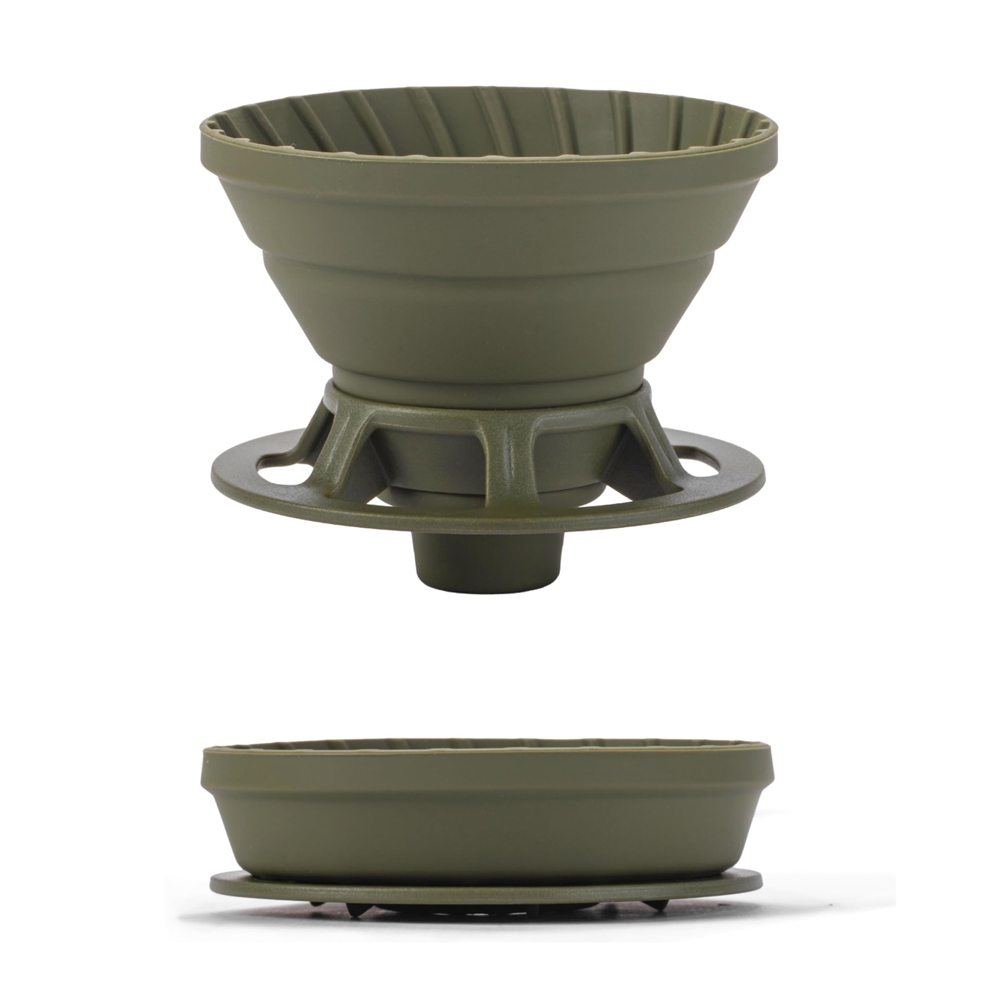 Vandroop Collapsible Pour Over Coffee Maker – Portable Silicone Dripper Set With Cups For Travel - View #2