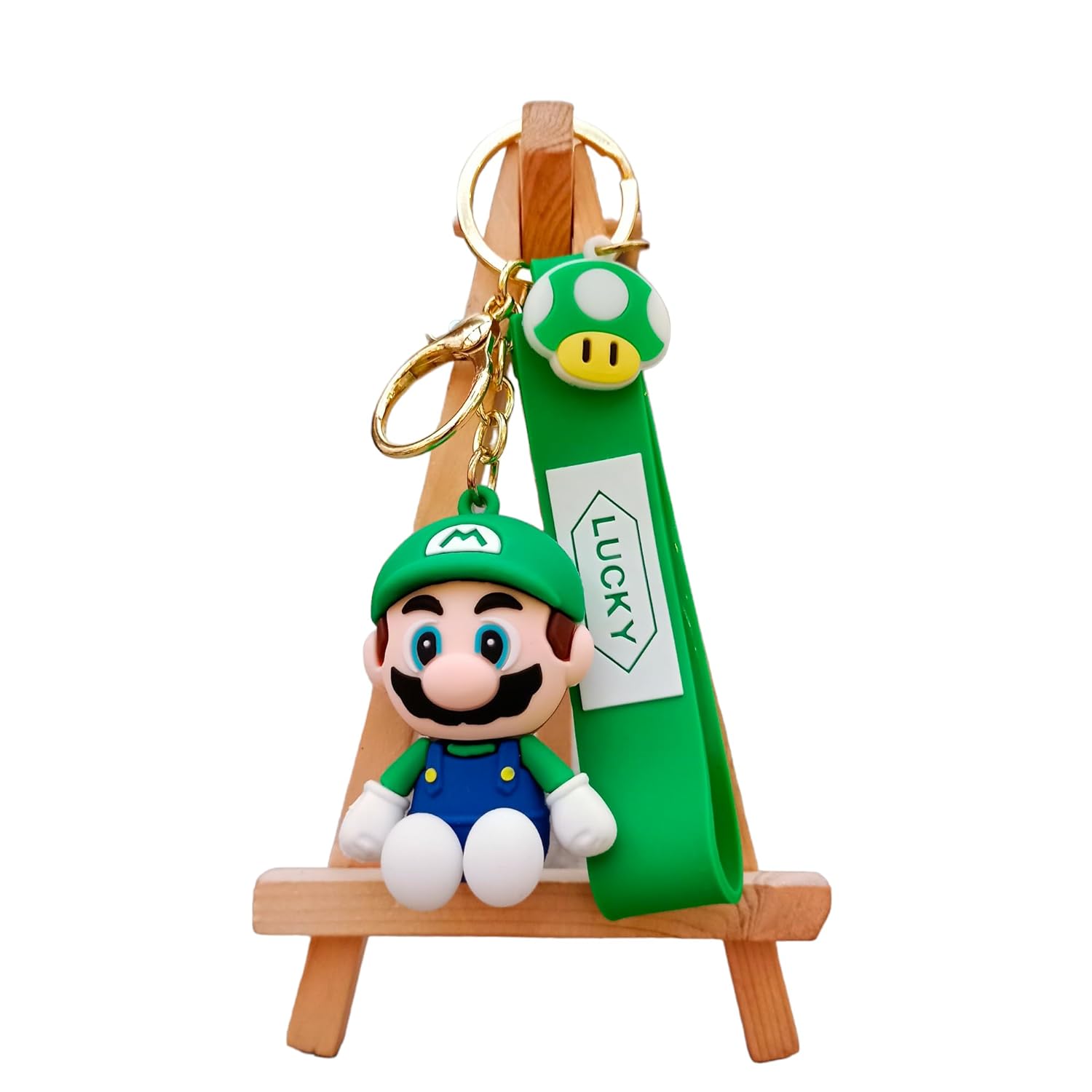 Tiny Tim Cute Silicone 3D Key Chain with Metal Hook & Strap Charm - Fun ...