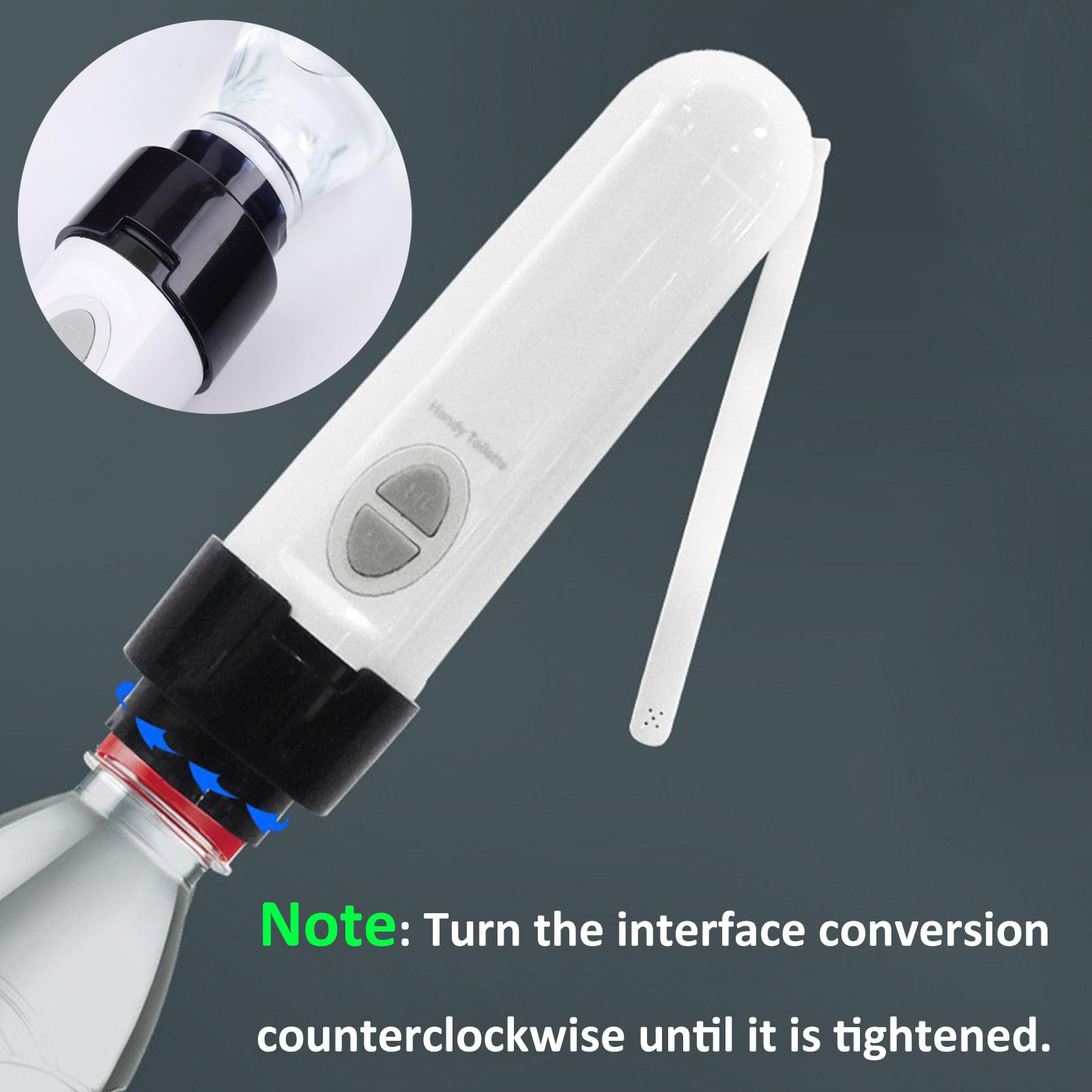 Abnehmbar Vaginaldusche Portable Bidet,Reinigung Po Dusche Für Herr Frau,Analdusche Intimdusche Wochenbett Peri Flasche,Blau,210ml
