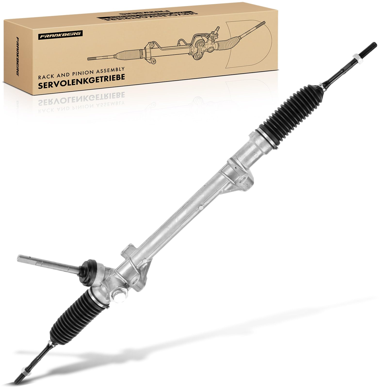 Frankberg Boîtier de direction assistée 48001JD900 | mécaniquement pour Conduite à gauche; Compatible avec: Koleos I HY, Qashqai +2 I J10 NJ10