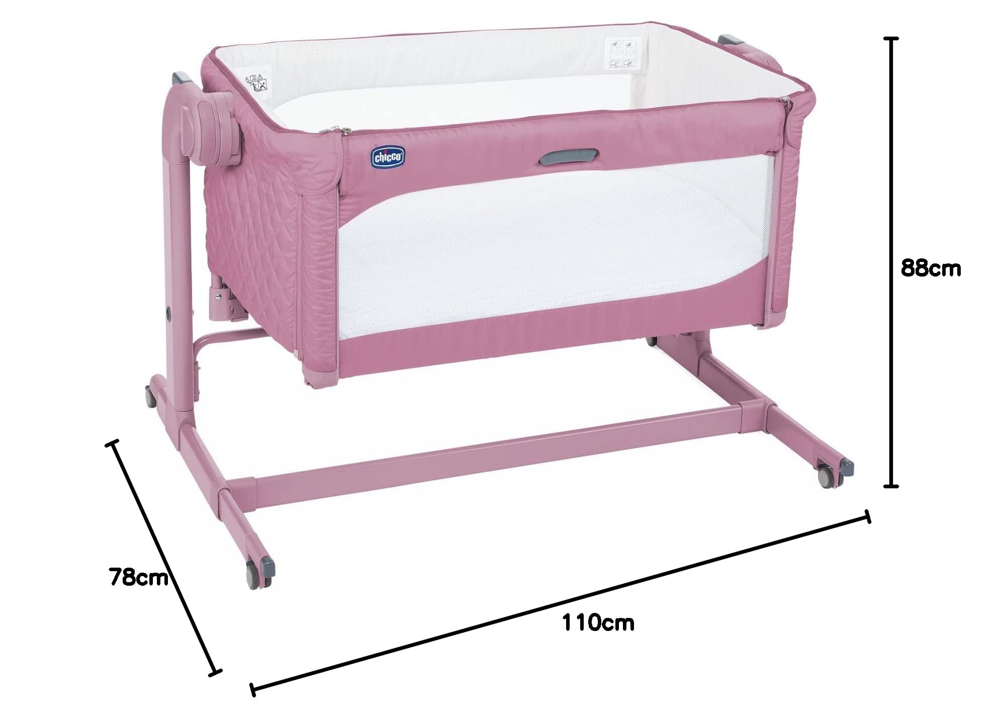 Cunas marca CHICCO. Modelo Cuna Next2Me Magic Blossom
