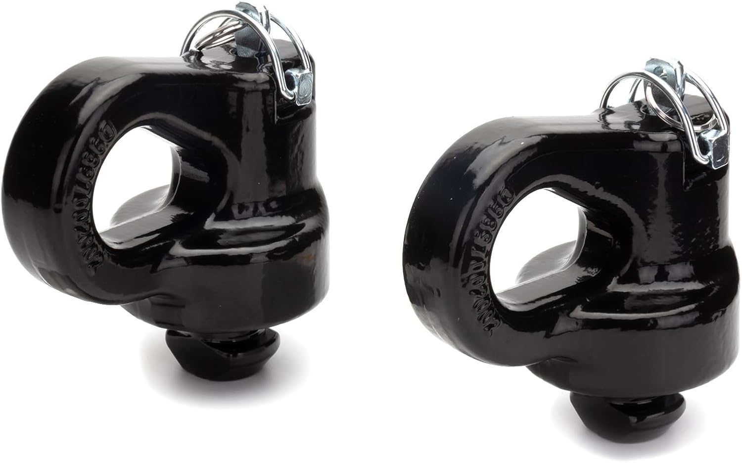 60691 Puck System Gooseneck Hitch Safety Chain Anchors 38000 lbs Load, Fit for 2013-2021 Ford F250 F350 F450/2016-2020 Chevrolet Silverado, GMC Sierra 2500HD 3500HD/2016-2023 Nissan Titan XD (2 PCS)