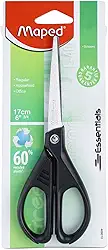 Tesoura 17cm, Maped, Essentials Green, 468010, Preto