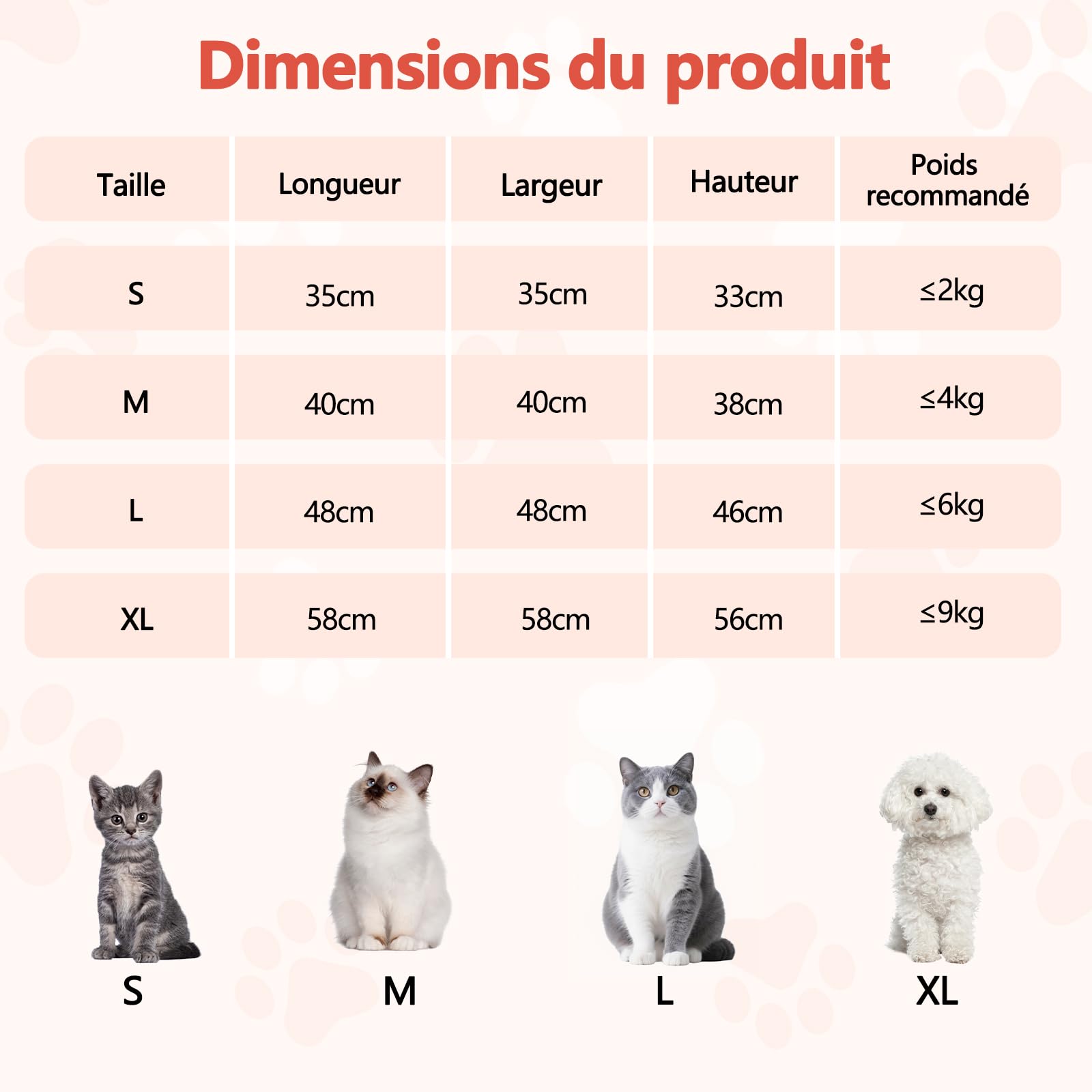 Galatée Niche pour Chat, Lit Douillet Et Douillet pour Chat, Tente Douce avec Coussin Amovible, Panier Douillet pour Chien, Maison pour Animaux De Compagnie pour Chiot, Chaton, Lapin(XL, Rose)