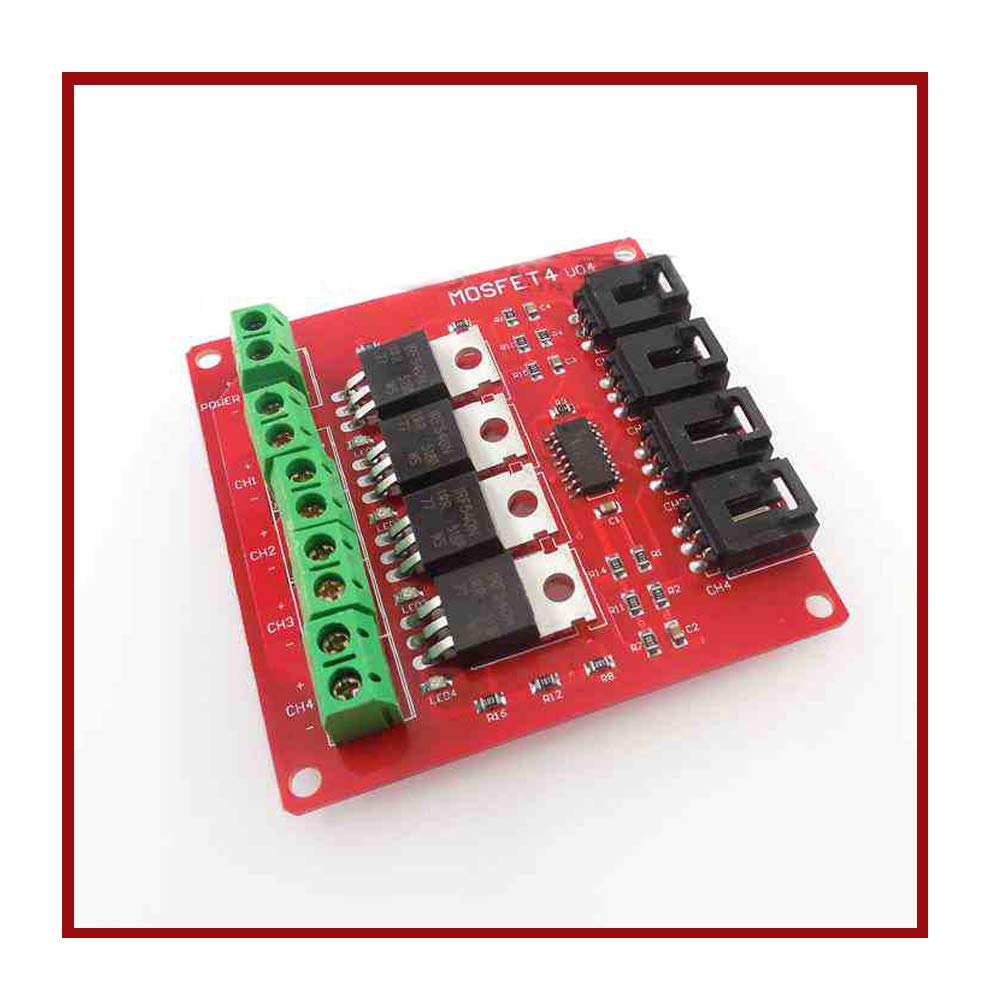 Snapklik.com : 2Pcs Four Channel 4 Route MOSFET Button Module IRF540 V2 ...