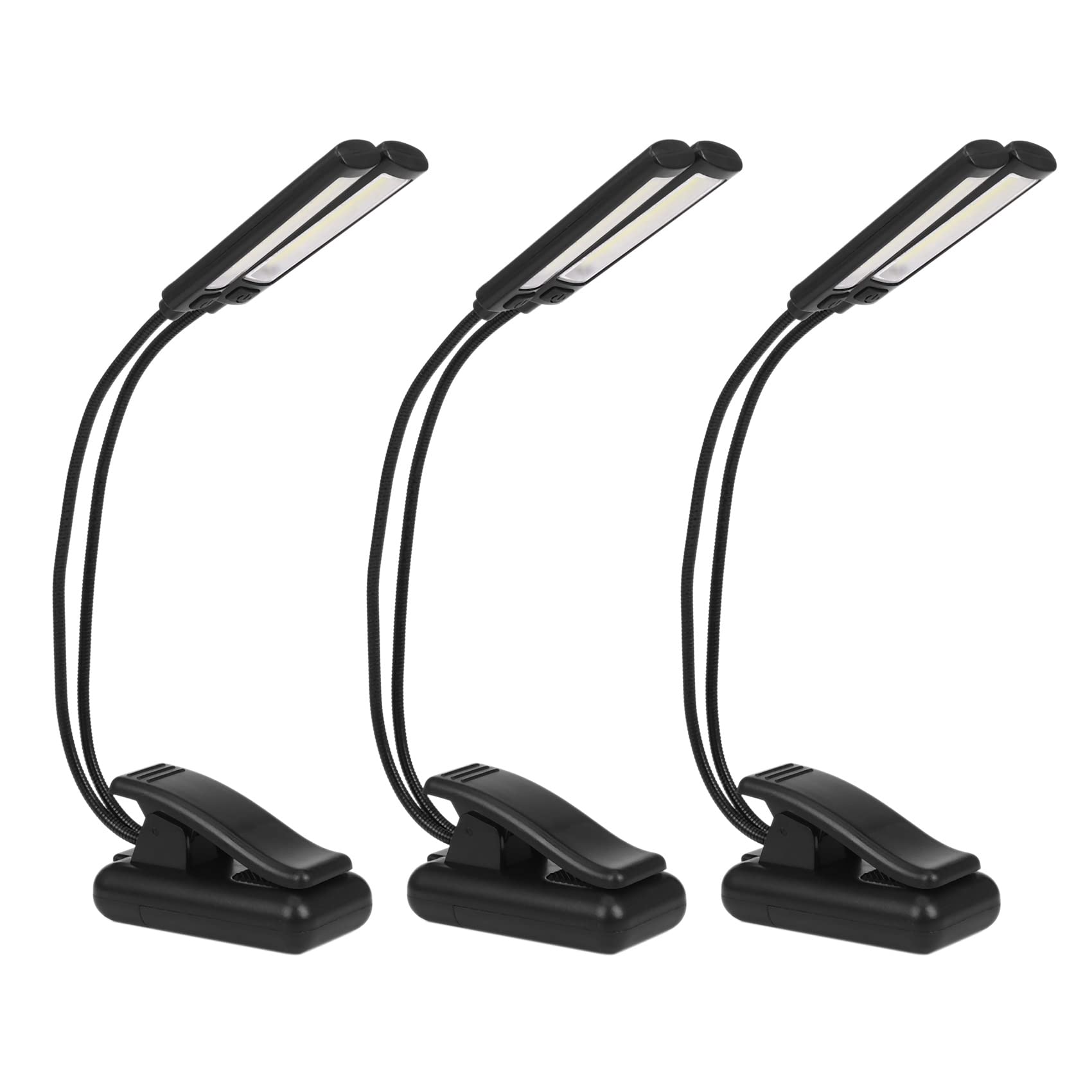 Lampe à LED à pince pour support de musique éclairage de pupitre sans scintillement