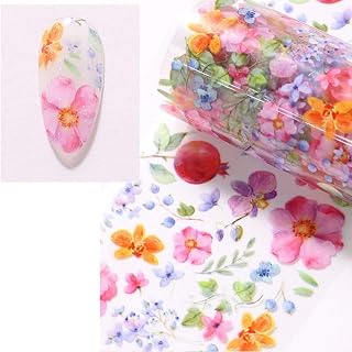 Floral Nails Stickers Japanese Style Transfer Paper Decals Self Adhesive Nail Art Accessories Manicure DIY Nail(B)