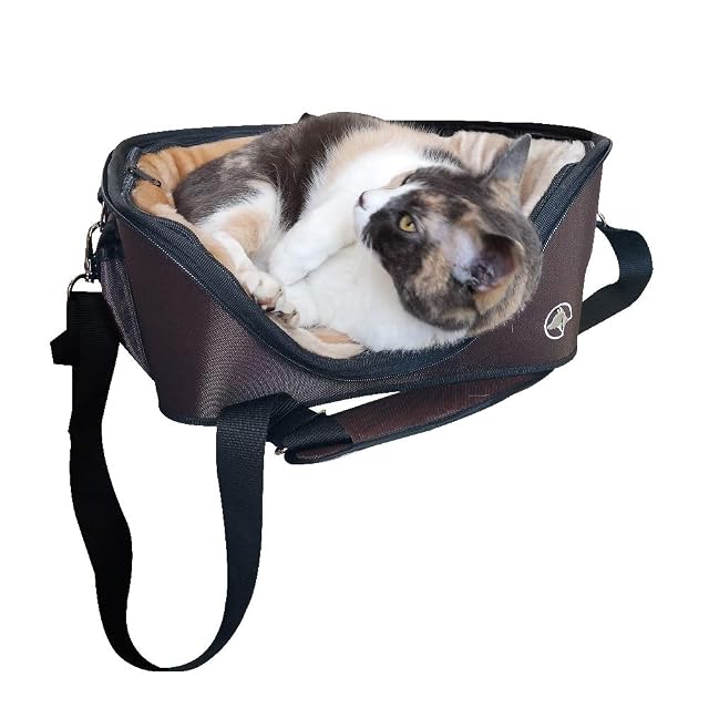 Foto 2 de 8 de Croci Fast & Easy 2 In 1 - Transportín Para Gatos Y Perros Pequeños 49X40X35 Cm (Max 15 Kg)