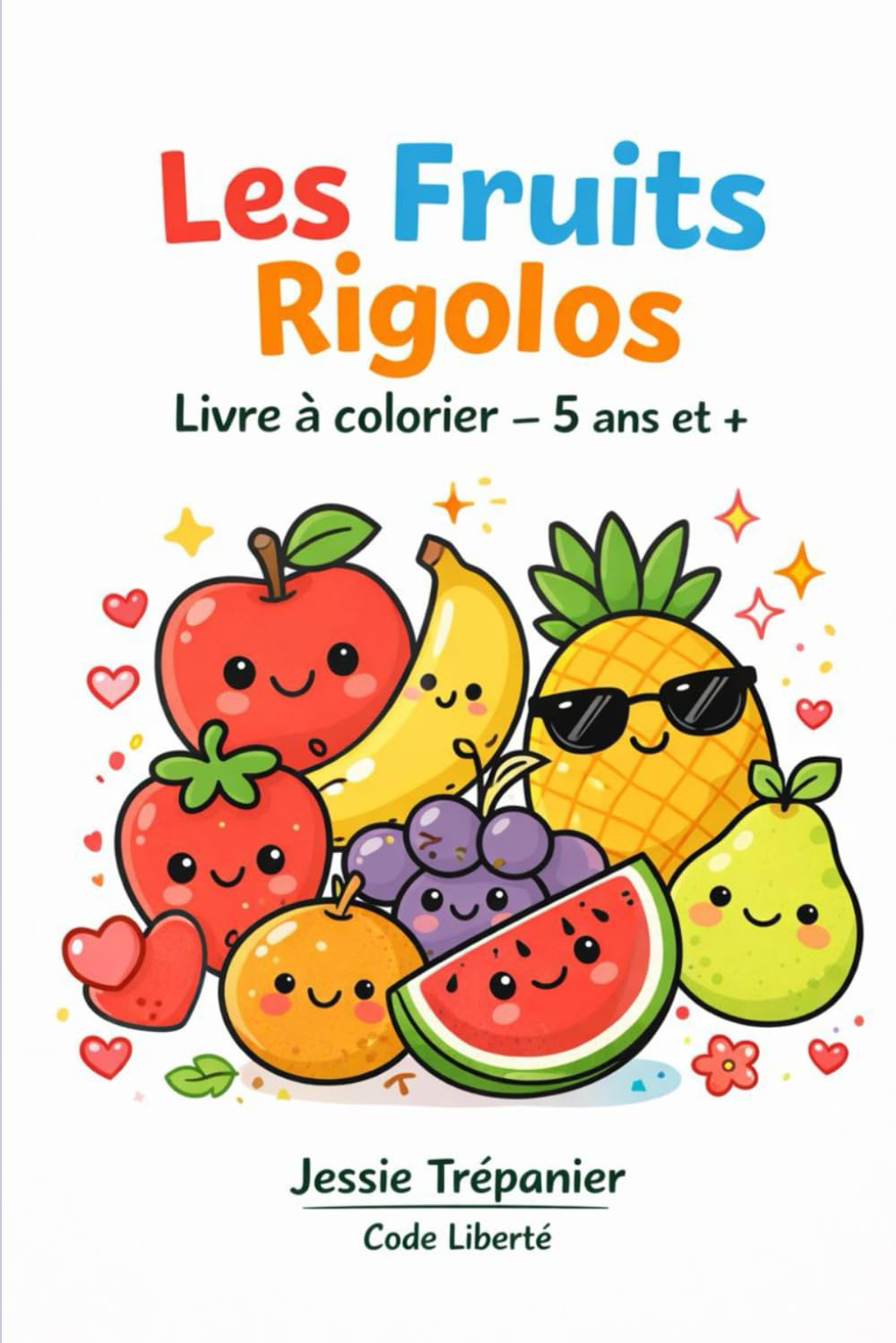 Les fruits a dessinés: plaisir colorier