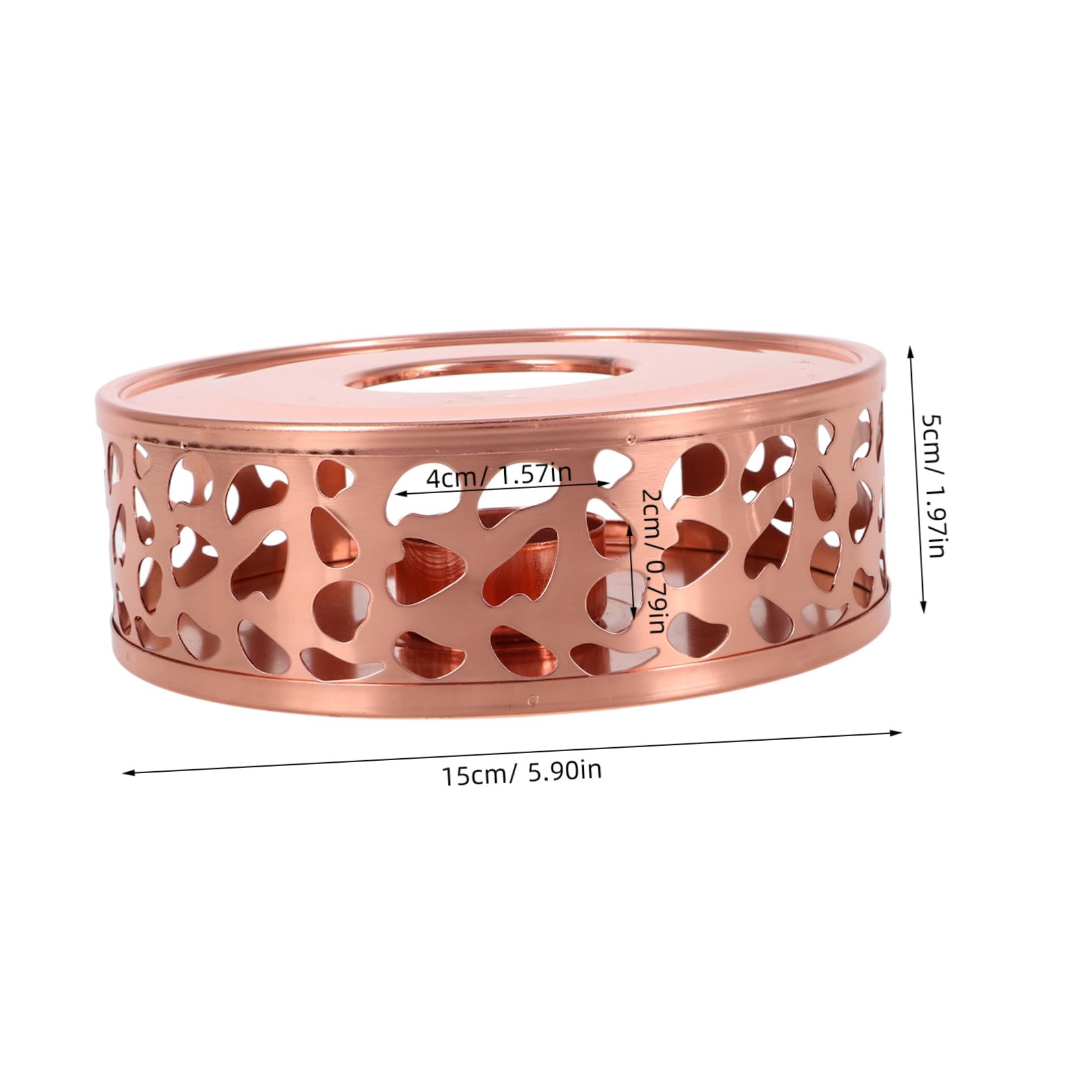 COLLBATH Teapot Warmer Base Elegant Candle Heating Stand for Quick Tea Heating Versatile Use with Tea and Candles Design for Home Enjoyment