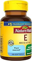 Vista 2 de Nature Made Vitamina E 400 UI cápsulas blandas 100 ea (paquete de 2)