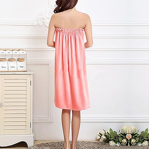 Miniatura 9 de Toalla envolvente para el cuerpo con broches de presión, toallas de felpa, toalla de spa, envolturas de baño para mujeres después de la ducha