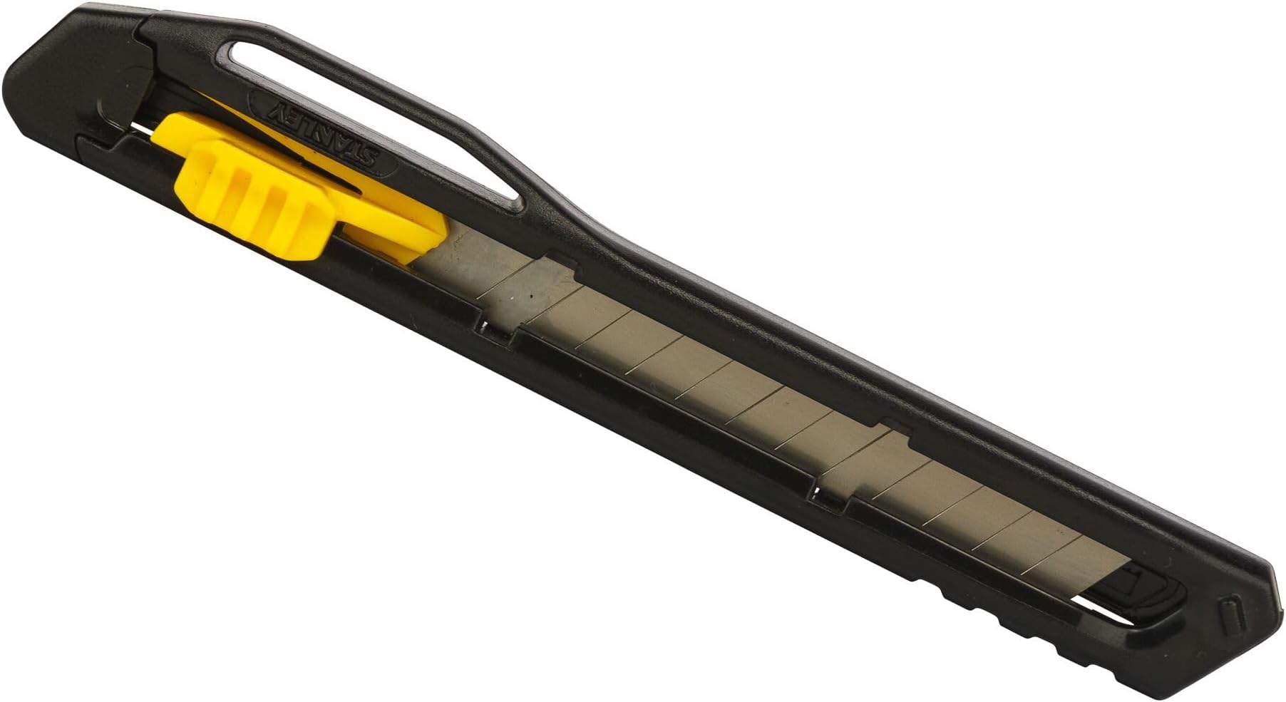 STHT10322-800 9mm Plastic Slide Lock Snap Off Knife (Black)