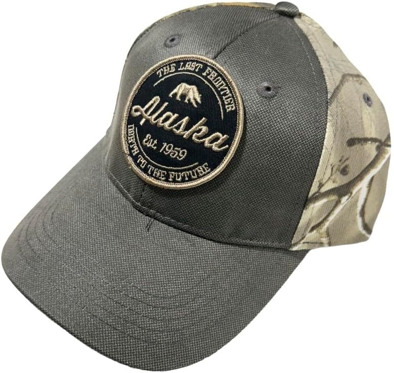 Real Tree Alaska Circle Patch Baseball HAT Green