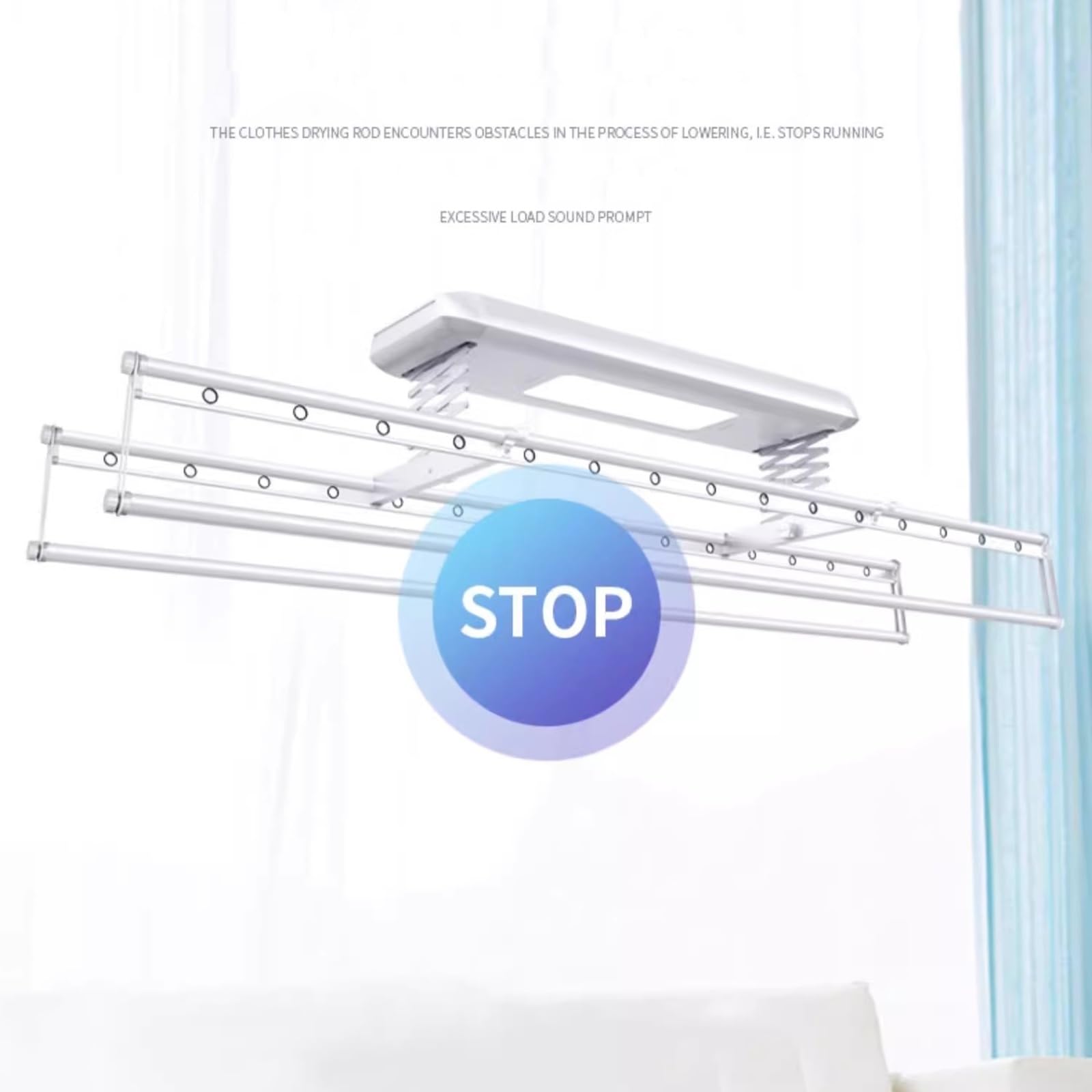 Stendino Appendiabiti Elettrico Sollevamento remoto Appendiabiti telescopico Automatico for Uso Domestico Appendiabiti for Balcone Interno Stendibiancheria da Interno