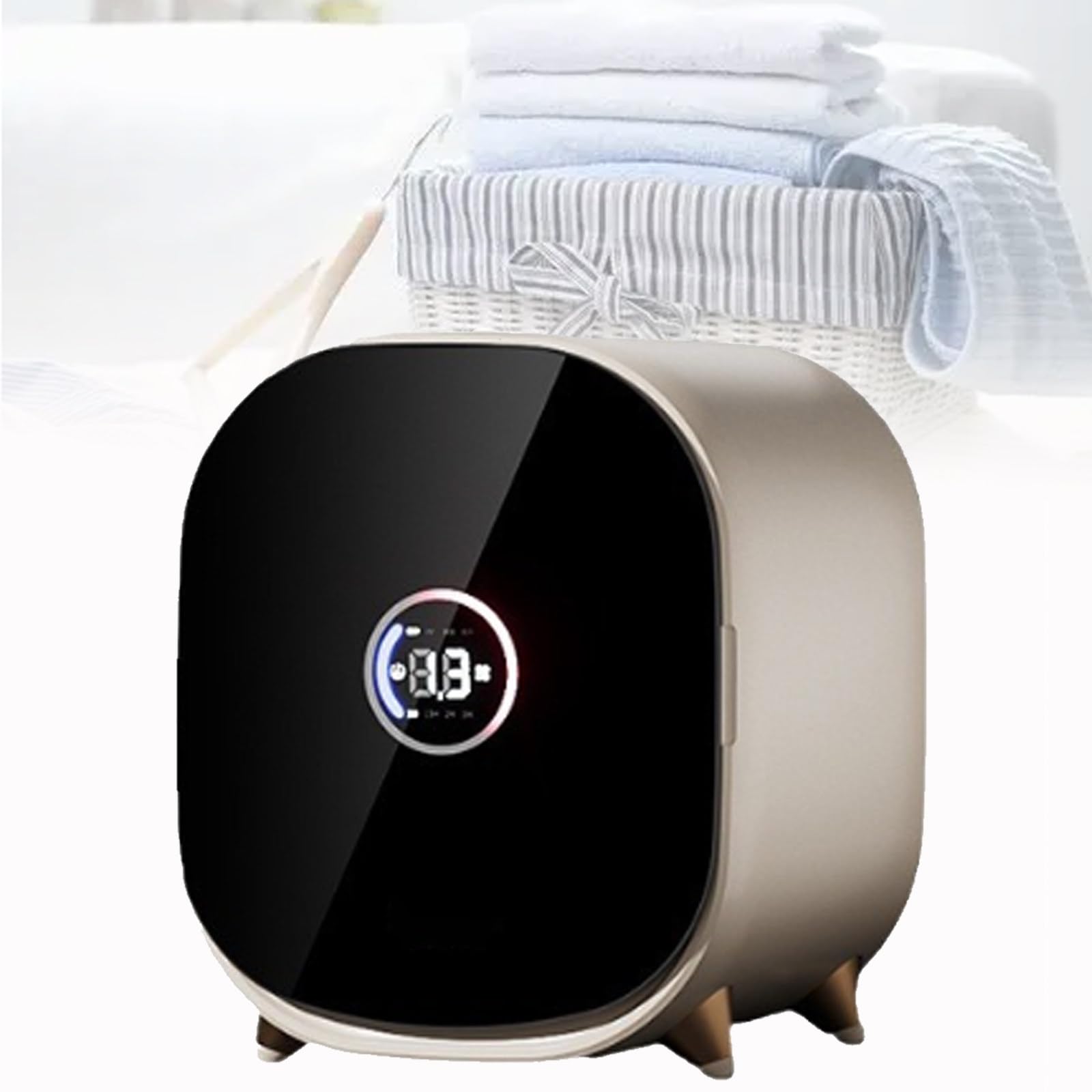 Mini Secadora de Ropa eléctrica, Secadora de condensación pequeña, Secadora de Ropa ventilada, Capacidad de 0,8 kg, compacta, para el hogar, Apartamentos y vehículos recreativos