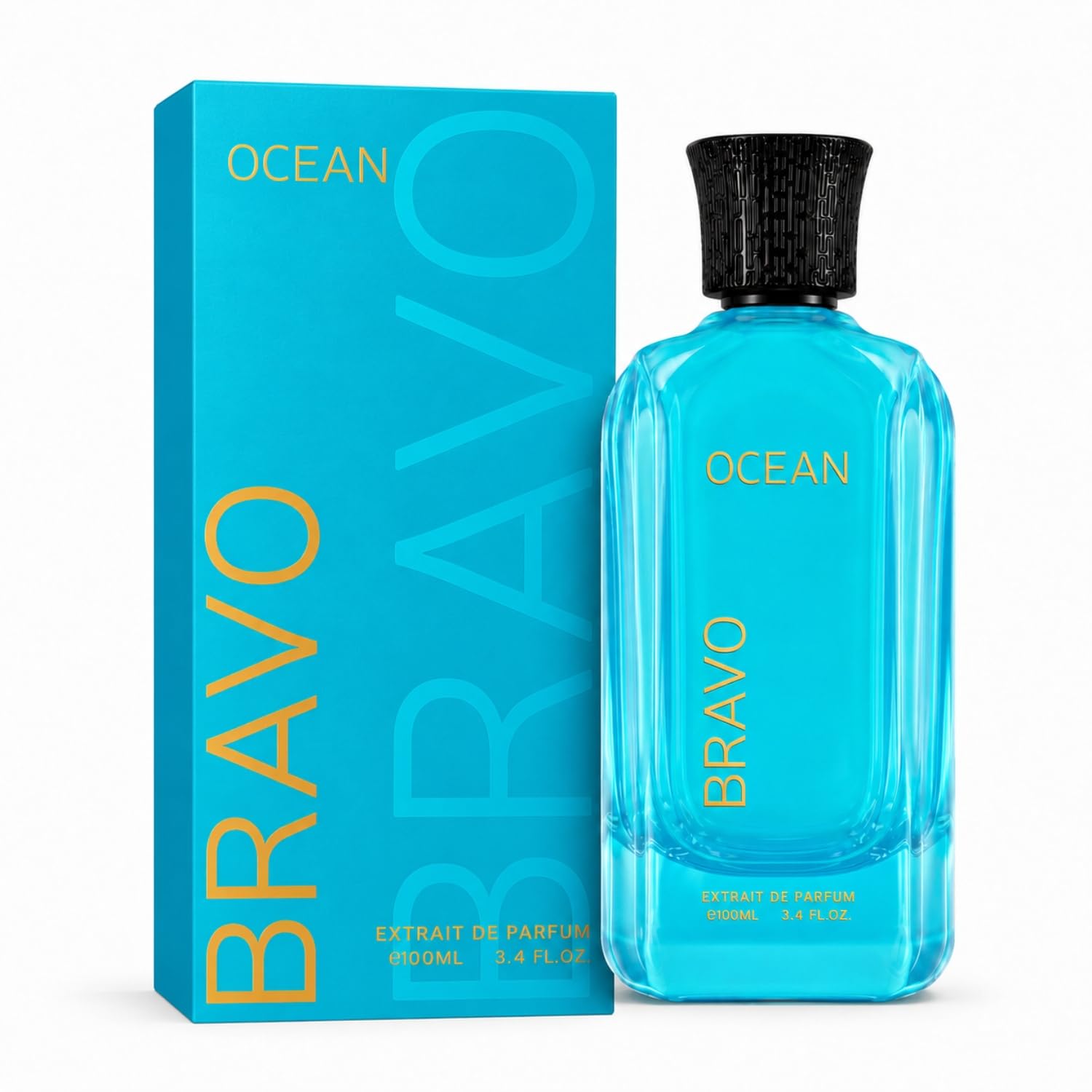 Bravo Ocean Extrait De Parfum | Bergamot, Pineapple & Ambroxan Notes | Fresh Fruity Woody Fragrance | Long Lasting Perfume Spray | 100ml-image-11