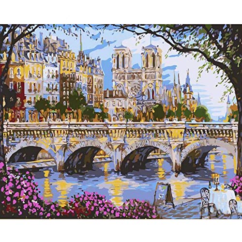 Peinture par numéros adulte et enfant, idée cadeau avec toile et cadre