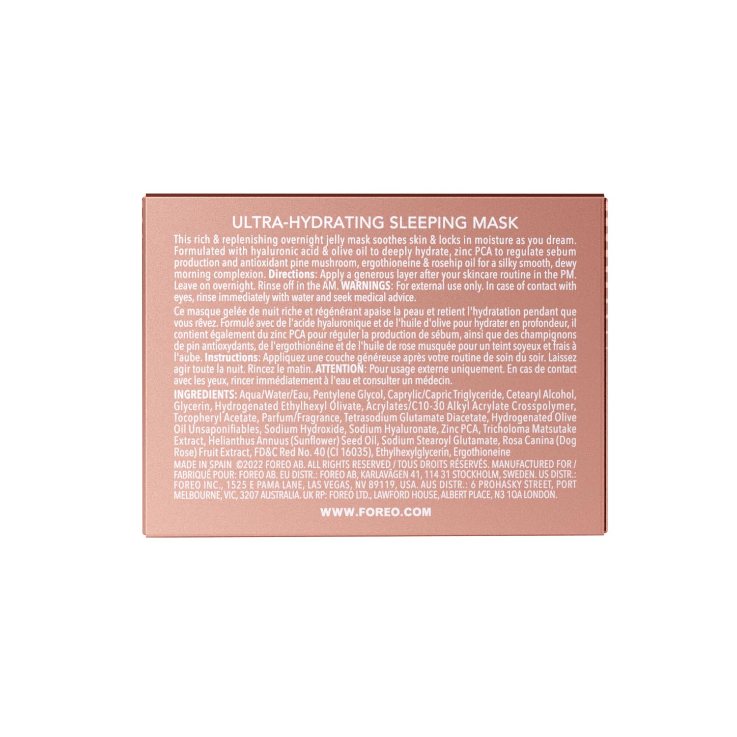 FOREO SUPERCHARGED Hydrating Night Mask - Deeply Replenishing Face Moisturizer - Rejuvenating Face Cream - Vegan - Cruelty & Gluten-Free - 0.5 fl oz