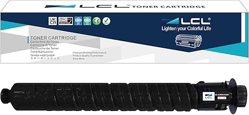 LCL Cartucho de tóner de repuesto compatible para Ricoh 842251 IMC3000 IMC3500 IM C3000 IM C3500 (1 unidad, negro)