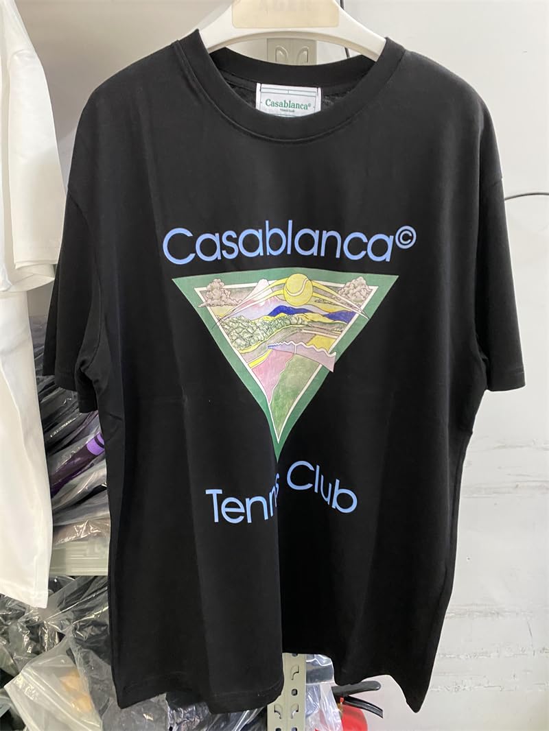 CASABLANCAシャツ 2023SS M 2023ss Marine Life World Casablanca Silk Shirt Streetwear