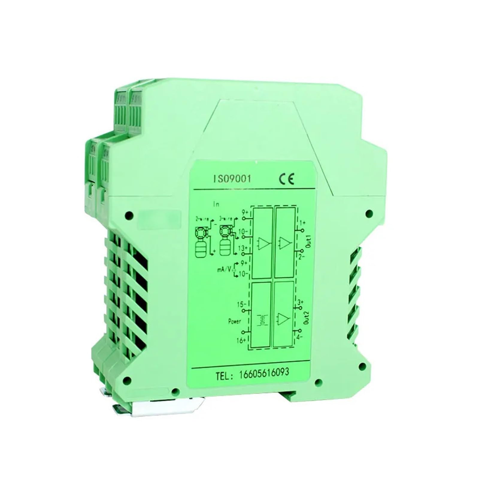 Isolateur de signal 4-20 mA élimine boucle de masse tension industrielle DC24V 1 entrée 4 out