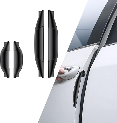 4 tiras anticolisión para puerta de automóvil, 2 protectores largos y 2 cortos para amortiguadores de bolsas de aire amortiguadoras de golpes, borde