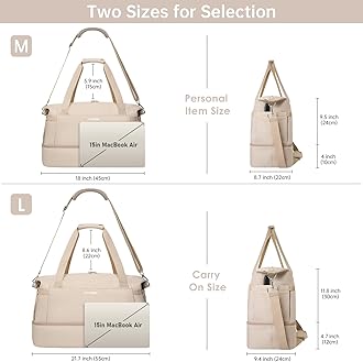 ETRONIK Gym Bag for Women, 45L Carry On Travel Duffel Bag with Shoes Compartment, Weekender Overnight Bag with Wet Pocket & USB Charging Port for Women, Travel, Gym, Weekend, Large Size (Beige)