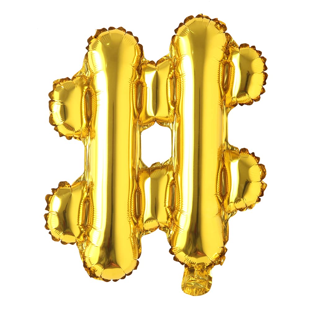 16" inch multicolor Alphabet Letter symbol & @ # Balloons Aluminum Hanging Foil Film Balloon Wedding Birthday Party Decoration Banner Air Mylar