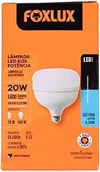 Foxlux Lâmpada LED de Alta Potência 20W 6500K Bivolt