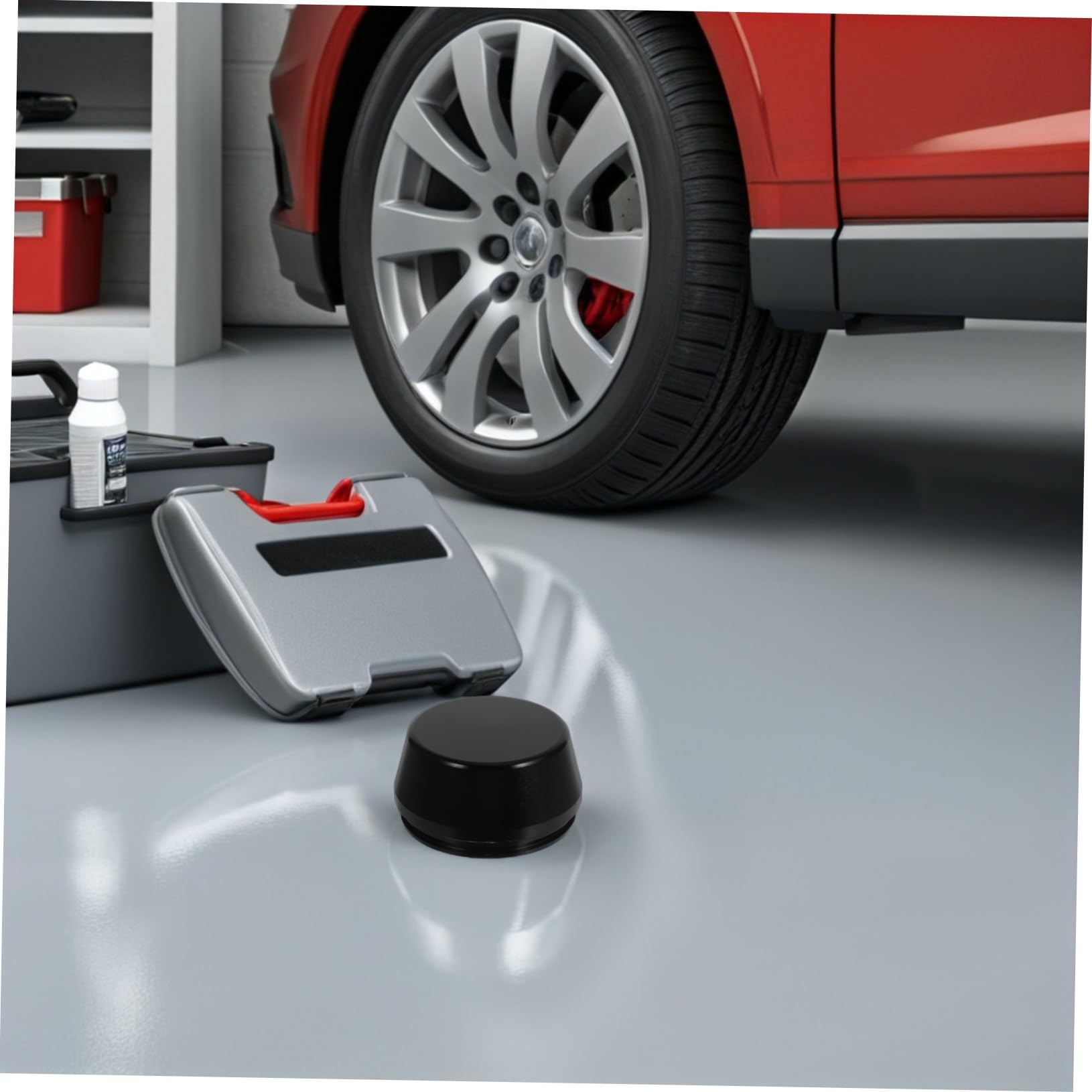 Anneome 4 Pezzi Copricerchi Centro Ruota in Lega Alluminio Leggeri e Resistenti Design Elegante e Protettivo per in Ferro Auto Copertura Cerchi per Migliorare Estetica del Veicolo