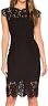 MEROKEETY Women's Sleeveless Lace Floral Elegant Cocktail Dress thumbnail 1