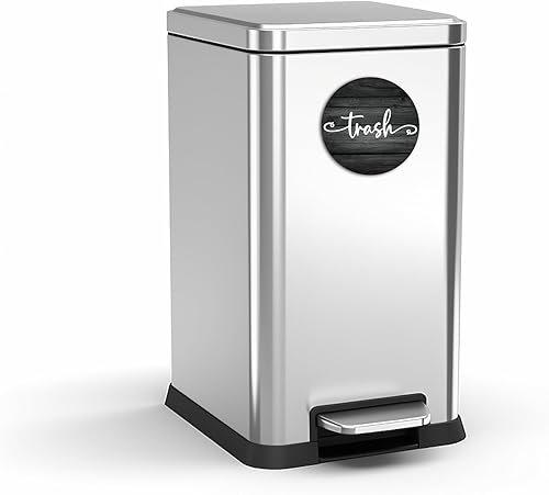 Miniatura 3 de Imanes de reciclaje y basura de granja para latas de basura de cocina y contenedores de reciclaje, combo de imanes de basura y reciclaje para botes