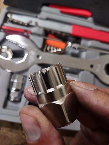 Miniatura 5 de Kit de herramientas para bicicleta con estuche de almacenamiento, juego de herramientas de reparación de bicicletas de 48 piezas, caja de