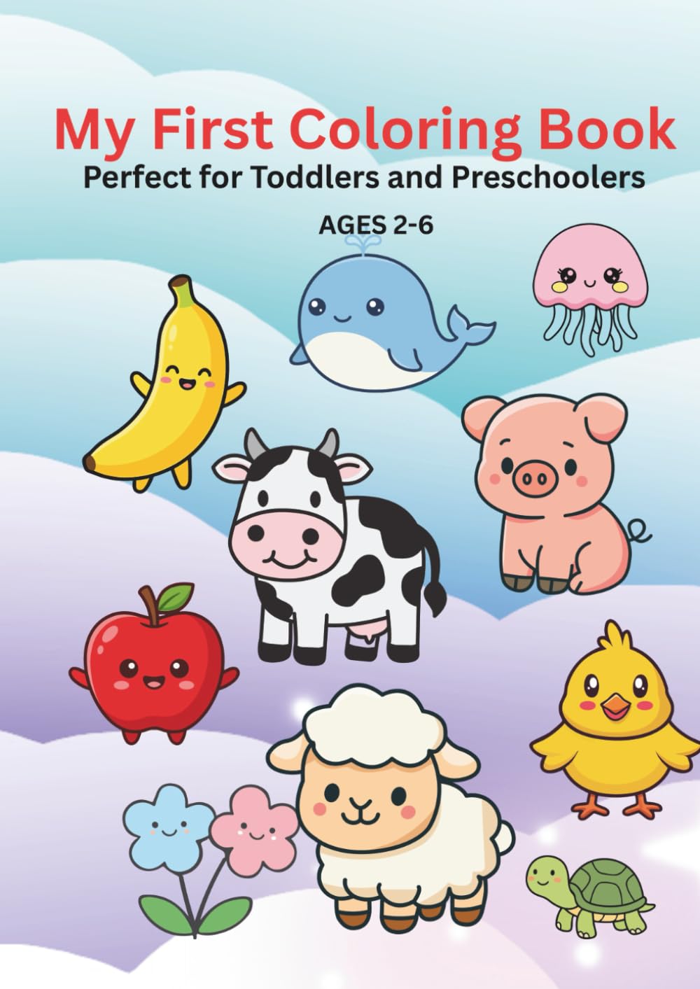 My First Coloring Book: Simple Coloring Pages
