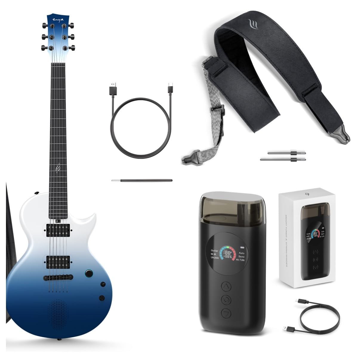 Amazon.com: Enya Electric Guitar Nova Go Sonic Smart Electric