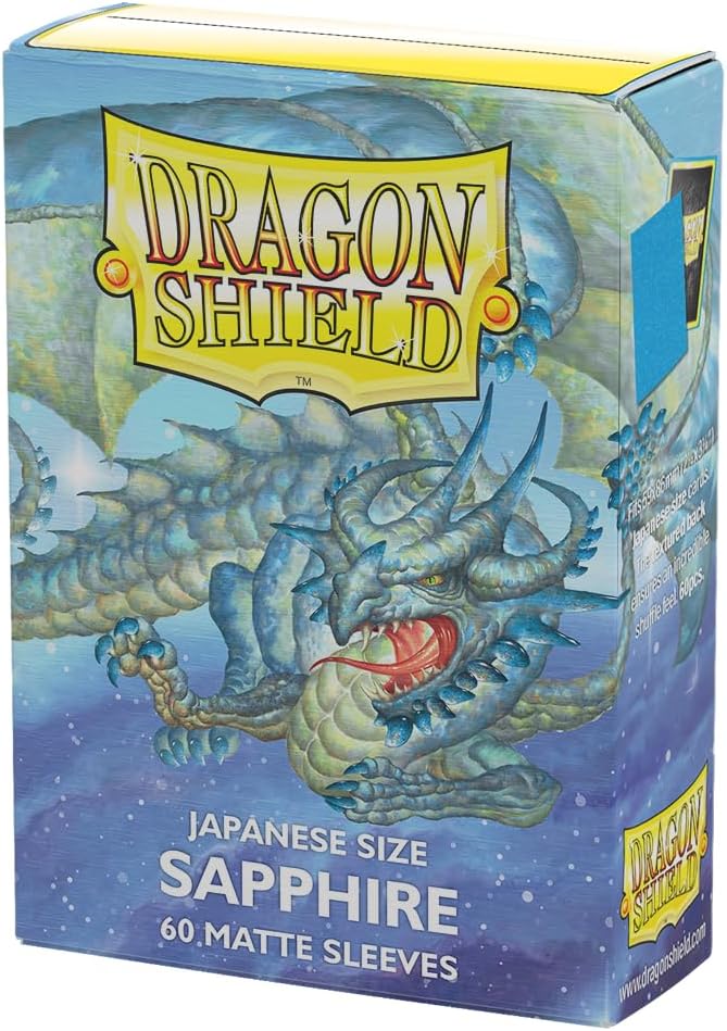 Dragon Shield AT-11128 Japanese Size Matte Sapphire (60 Sleeves)