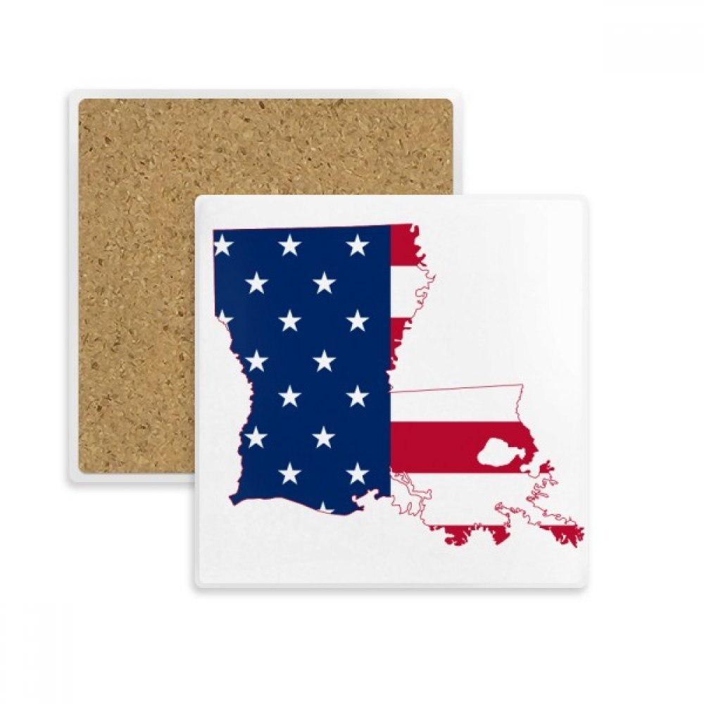Coaster Louisiane pierre absorbante support tasse et verre design