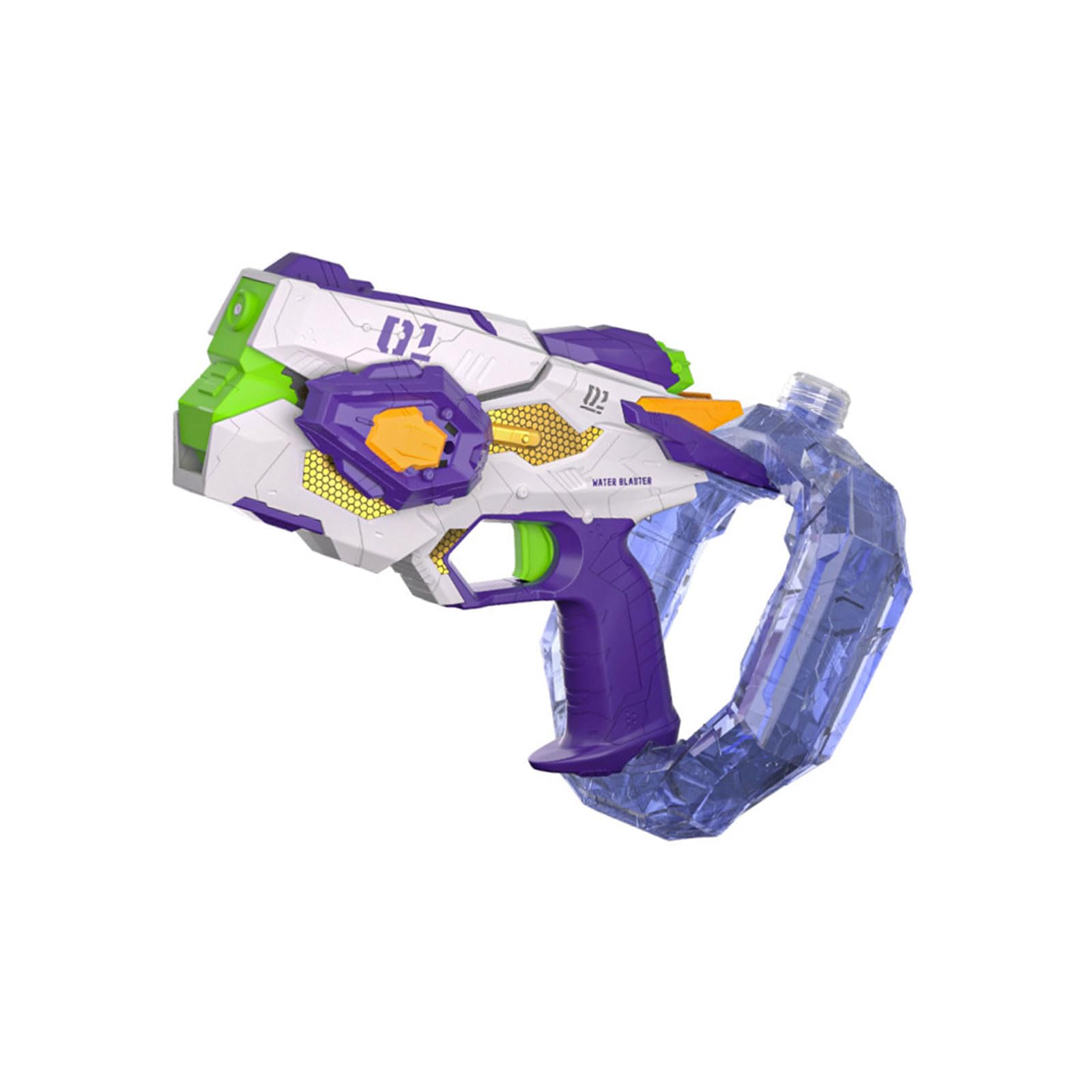 Mechanisches, automatisch abfeuerndes Wasserpistolen Spielzeug mit LED Licht und Tanks mit großem Fassungsvermögen für Outdoor Aktivitäten für Kinder Automatische Pistolen