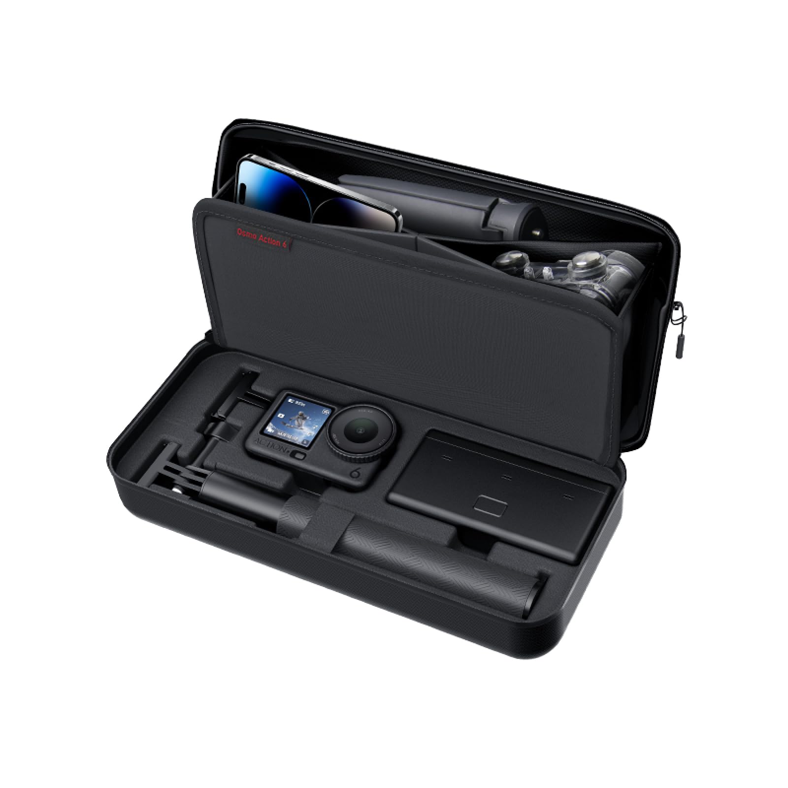 Etui podróżne do DJI Osmo Action 6, torba do przechowywania aparatu, wodoodporna, odporna na wstrząsy obudowa do DJI Osmo Action 6