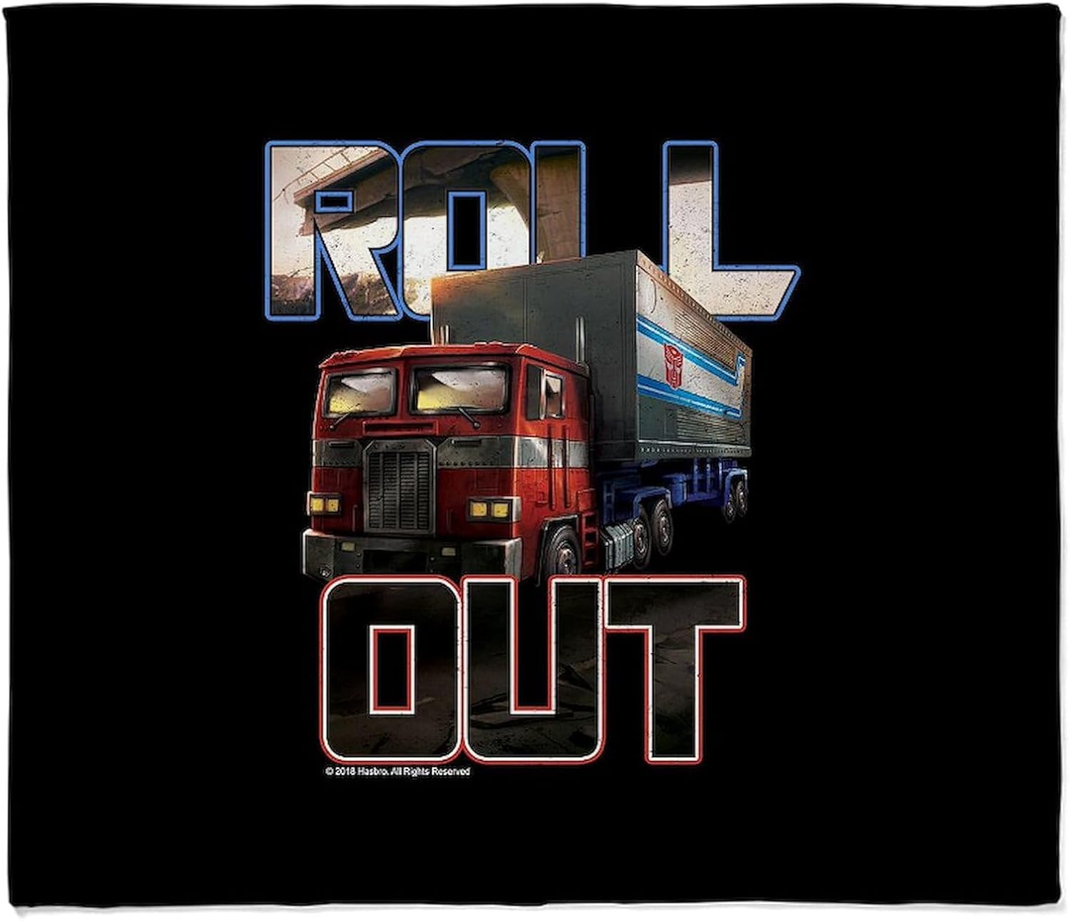 CafePress Transformers Roll Out Throw Blanket Super Soft Fleece Plush Throw Blanket, 60"x50"