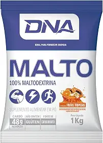 Malto Dextrina 1kg Sabor Frutas Tropicais - Dna Suplementos