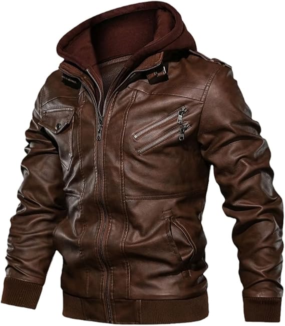 ジャケット・アウター vintage leather jacket us military Men's Military Vintage Leather Jakcet Sherpa Fleece Lined