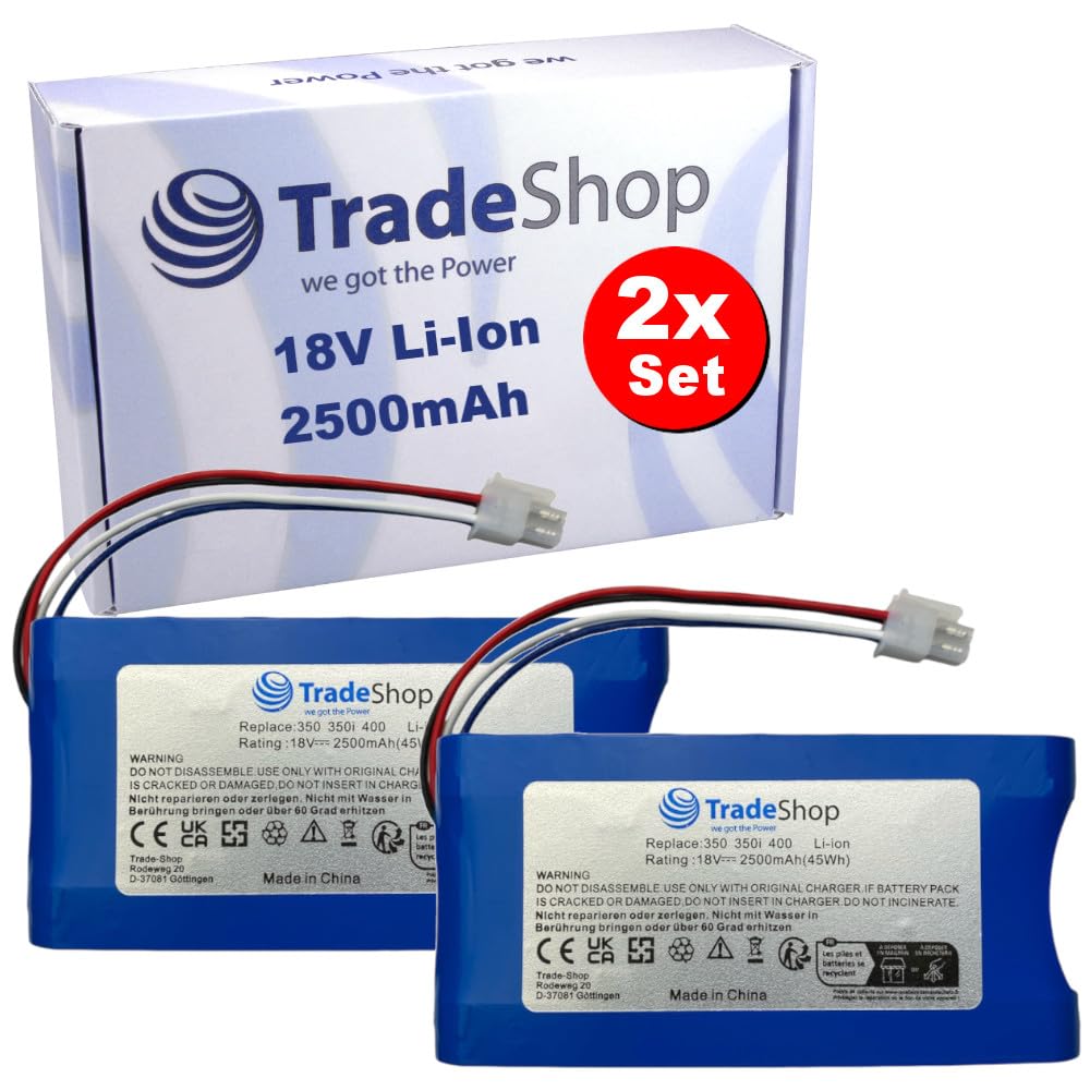 Batteria Yard Force 18V 4000mAh Li-ion, Compatibile Con Robot Tosaerba Amiro 350/400, Compact 280R/400Ri. Ricambio Sicuro, Garanzia 1 Anno.