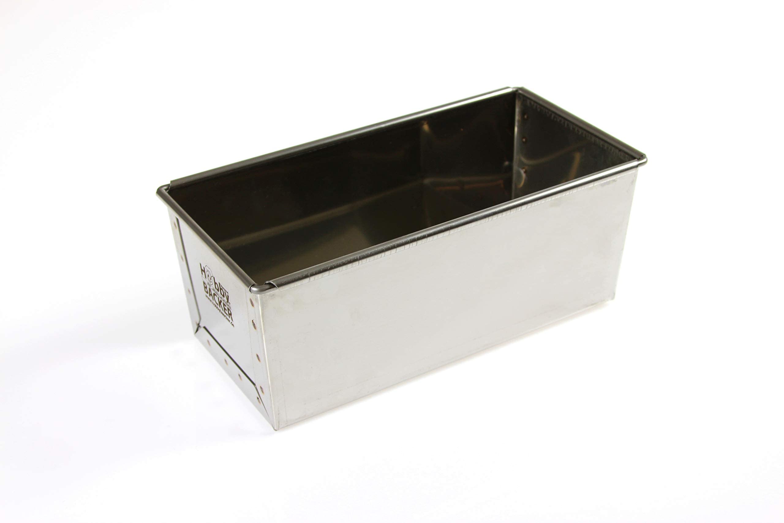 Hobbybäcker - Brotbackform aus Chromstahl - HBT: 9,5x23x11 cm - Rostfreie Form für 1.500 g Vollkornbrot oder 750 g Mischbrot
