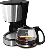 GDT Coffee Maker 2-6 Cup Drip Coffee Keep Warm Function Glass Server Mesh Filter Black
