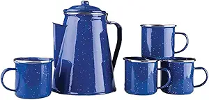 Stansport enamel percolator mugs